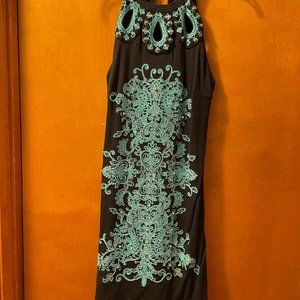 INC International Concepts Navy Blue Dress Size 4